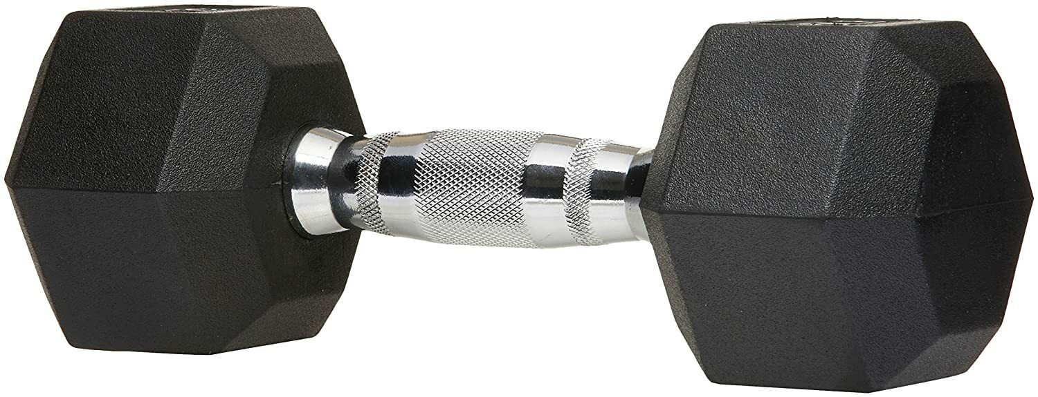 Image of GTX RUBBER HEX DUMBBELLS 2KG Fixed Weight Dumbbell