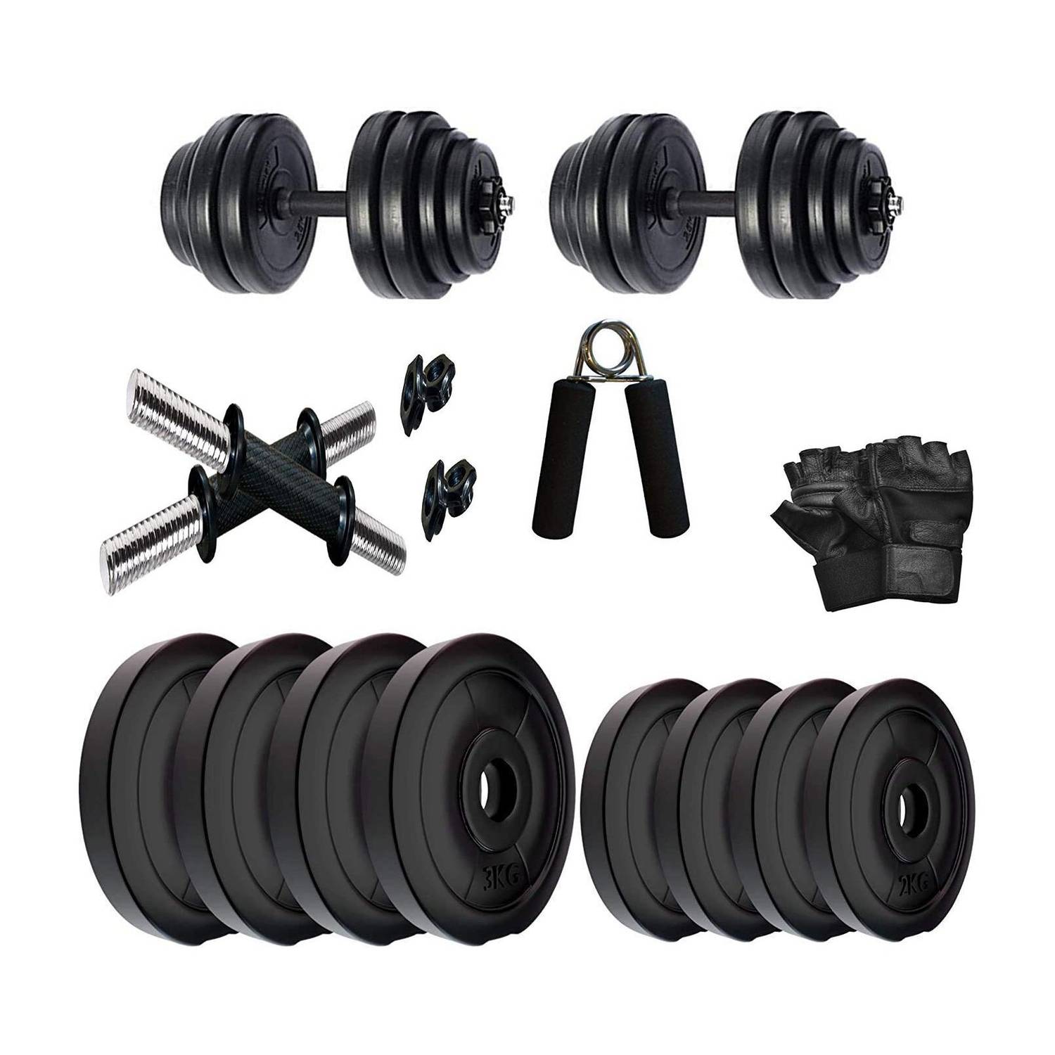 DreamFit 20 kg PVC Adjustable Dumbbell - Image 1