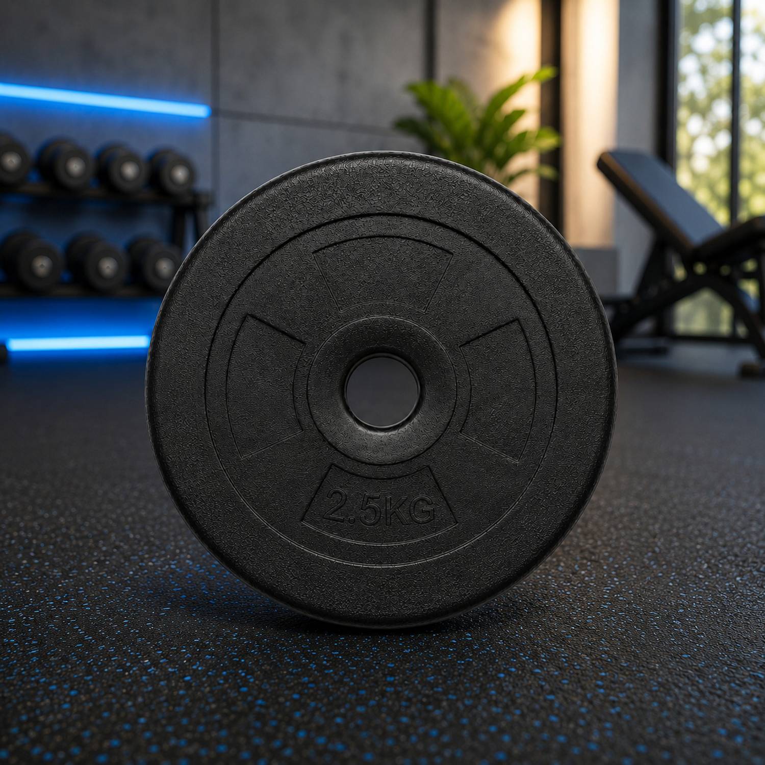JASMINE 10kg PVC Coated Dumbbell Set - Image 3
