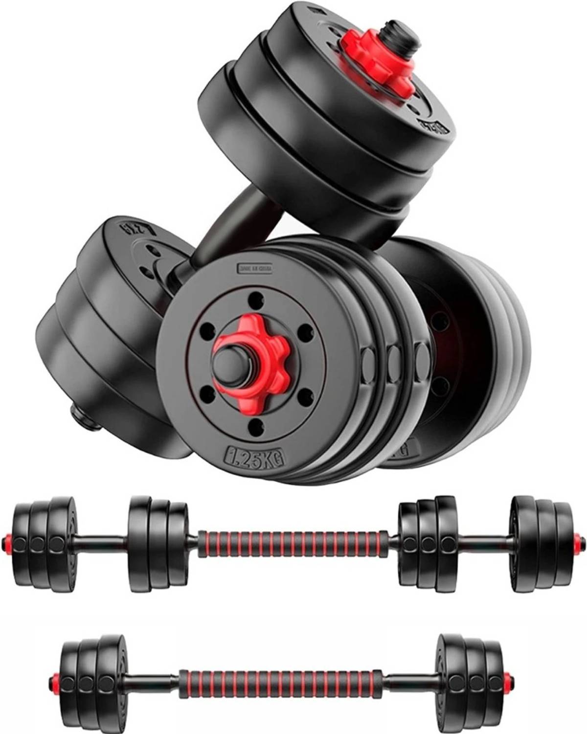 Adrenex 3-in-1 Convertible Adjustable Dumbbells