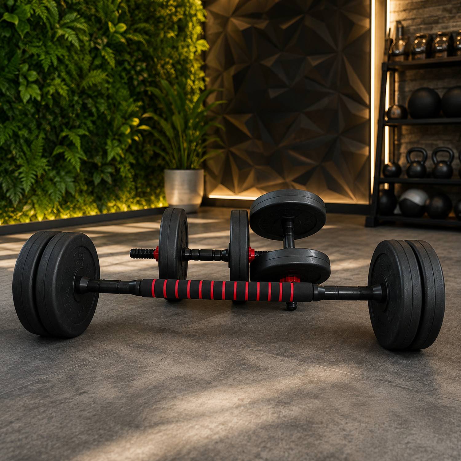 JASMINE 10kg Home Gym Dumbbell Set - Image 1