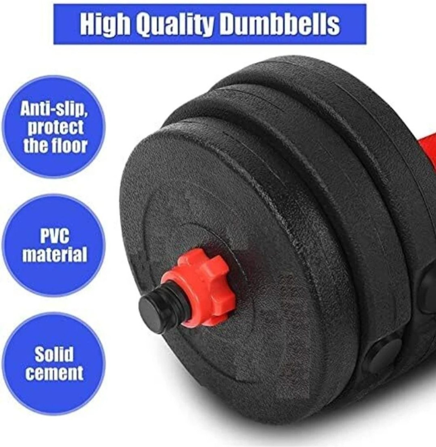 Image of POWER FITNESS FITNESS ACCESSORIES- BEST EXERCISE Fitness Accessory Kit Kit Adjustable Dumbbell