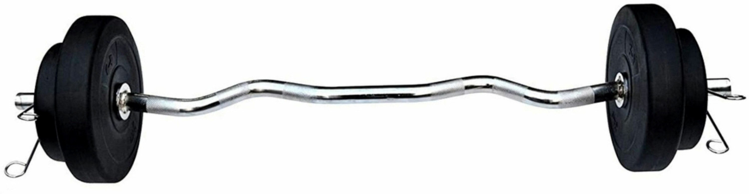 Image of SHIVAM SPORTS 3 Feet straight rod ,3 Feet Curl rod Lifting Bar for Gym /Home Workout equipment. Weight Lifting Bar