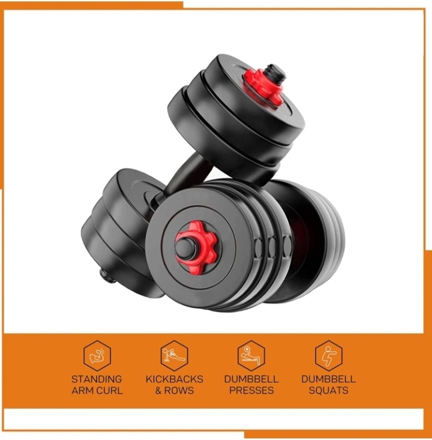 Yashika Sports 20 KG Adjustable Dumbbell - Image 2