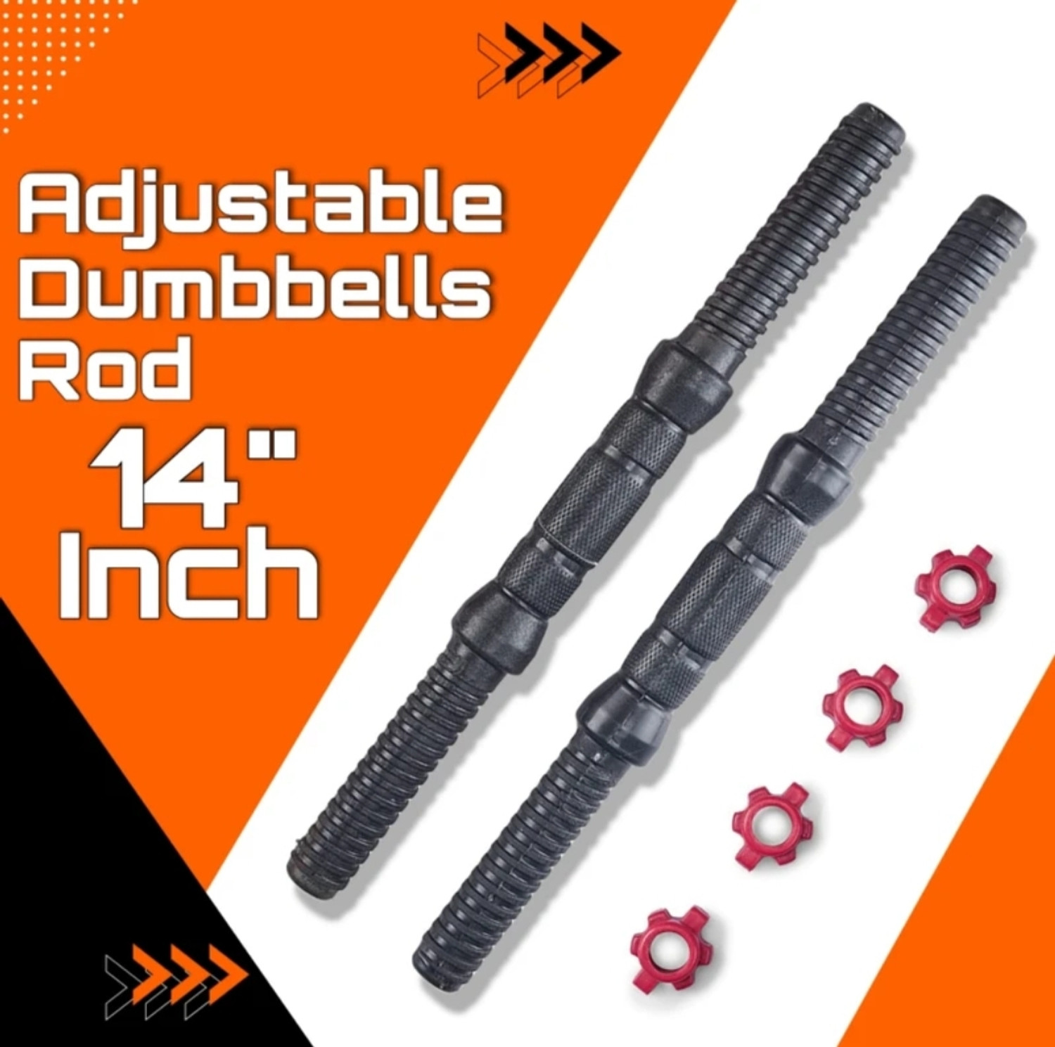 Image of FASTERO FITNESS 20 kg adjustable dumble kit 3 ft cr Adjustable Dumbbell