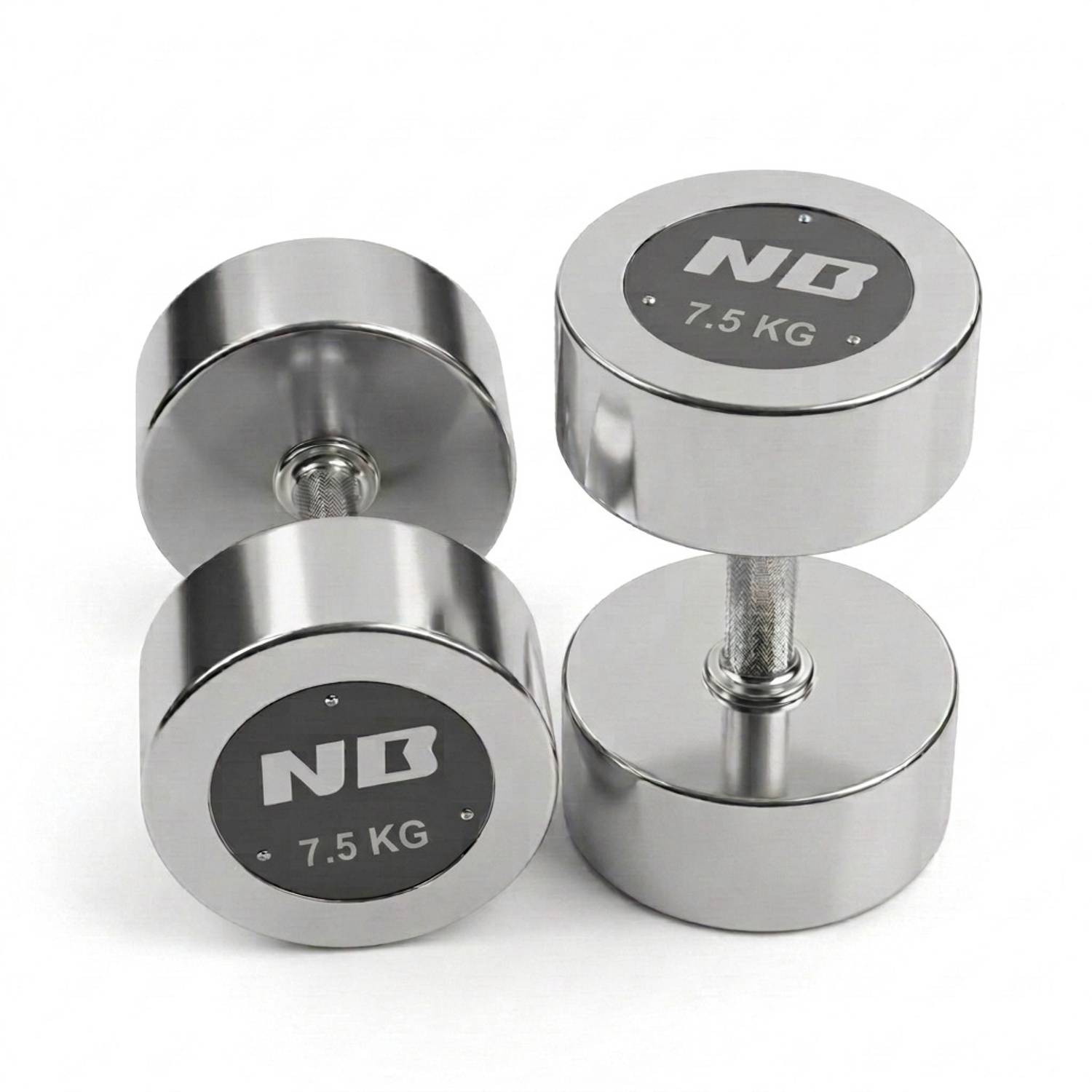 National Bodyline NB-DB04 7.5KG Chrome Dumbbells - Image 1