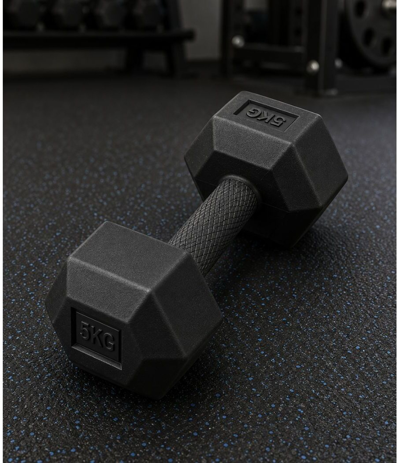 Image of Urvi 5 KG 2 Dumbbell Pair with Anti Slip Grip for Daily Workout Training Fixed Weight Dumbbell