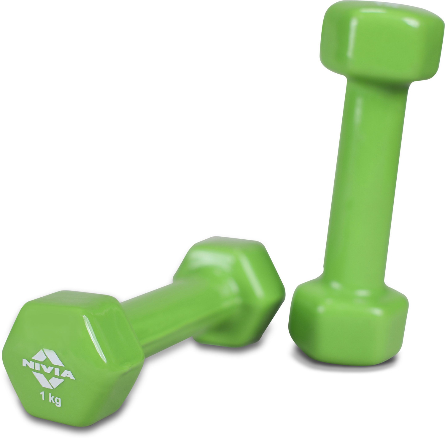 Image of NIVIA Vinyl Dumbell - 1 kg Fixed Weight Dumbbell