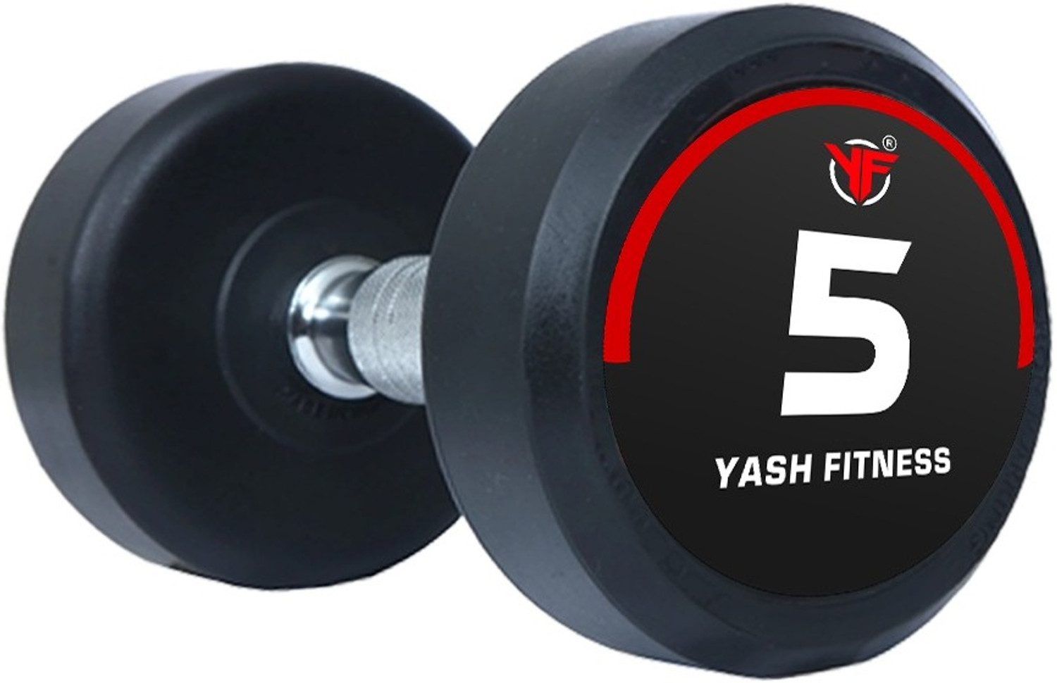 Image of yash fitness Set Of 5KGX2 High Quality Rubber Professional Bouncer Fixed Weight Dumbbell