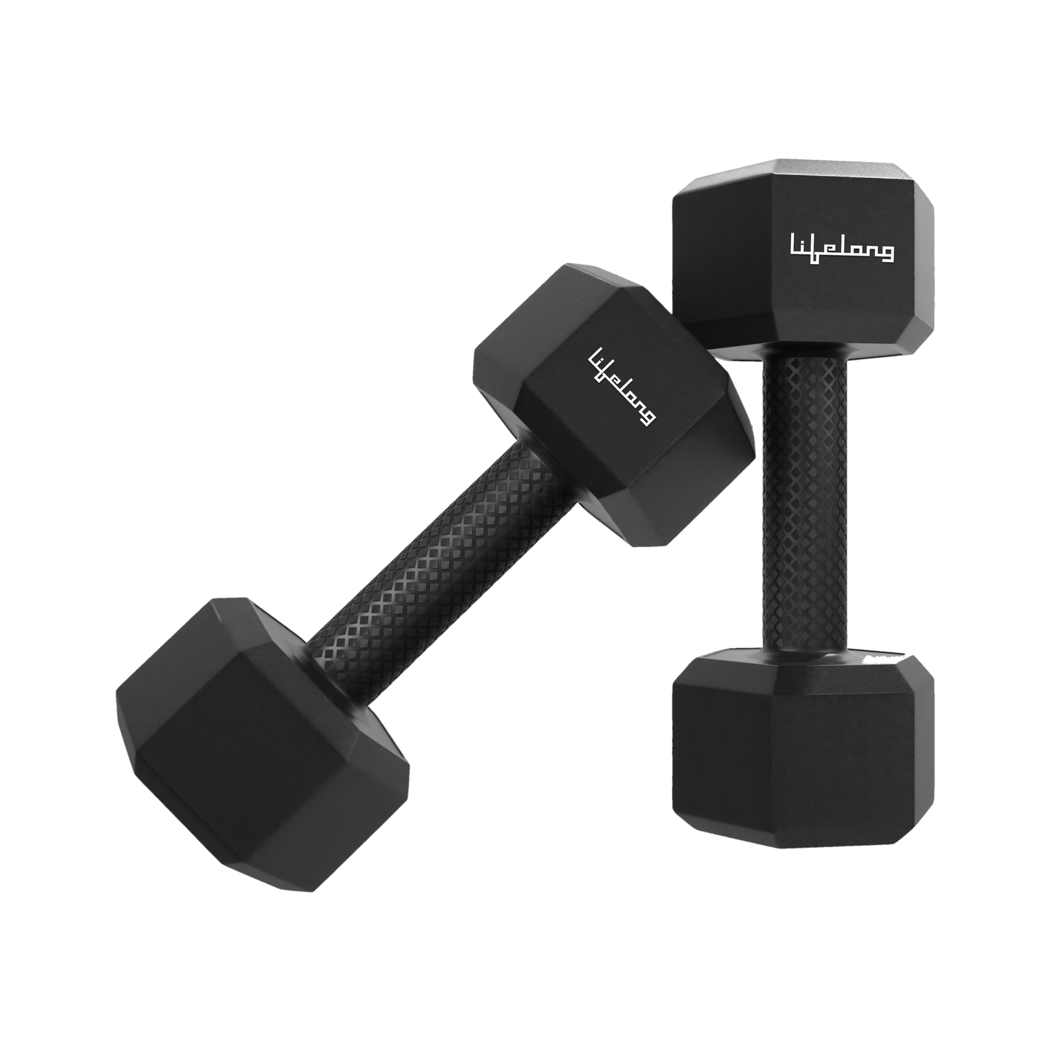 Image of Lifelong PVC Hex Dumbbells Fixed Weight Dumbbell