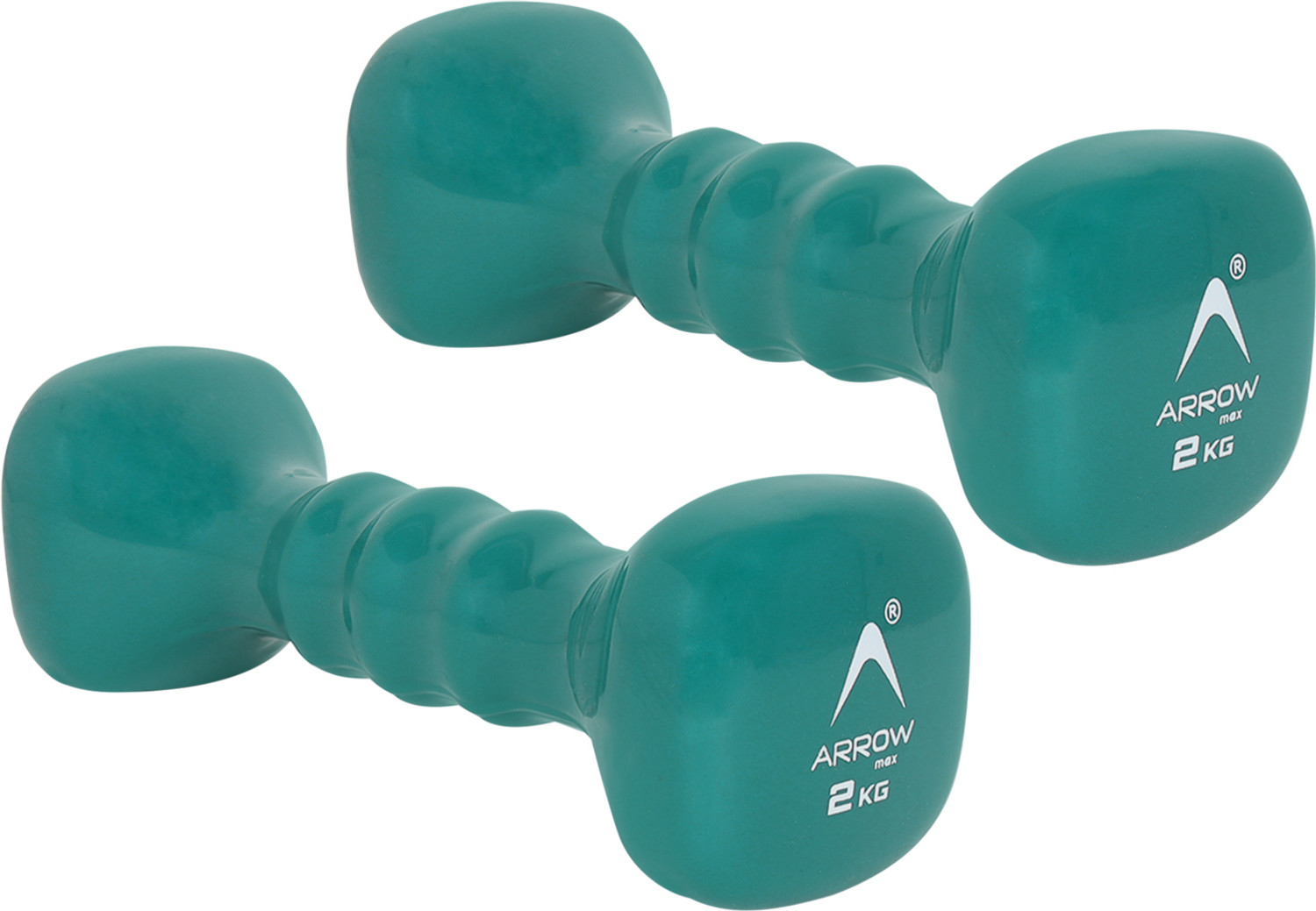 Image of ArrowMax Vinyl Dummbell For Home Full Body Workout Physiotherapy Treatment Men Women Fixed Weight Dumbbell
