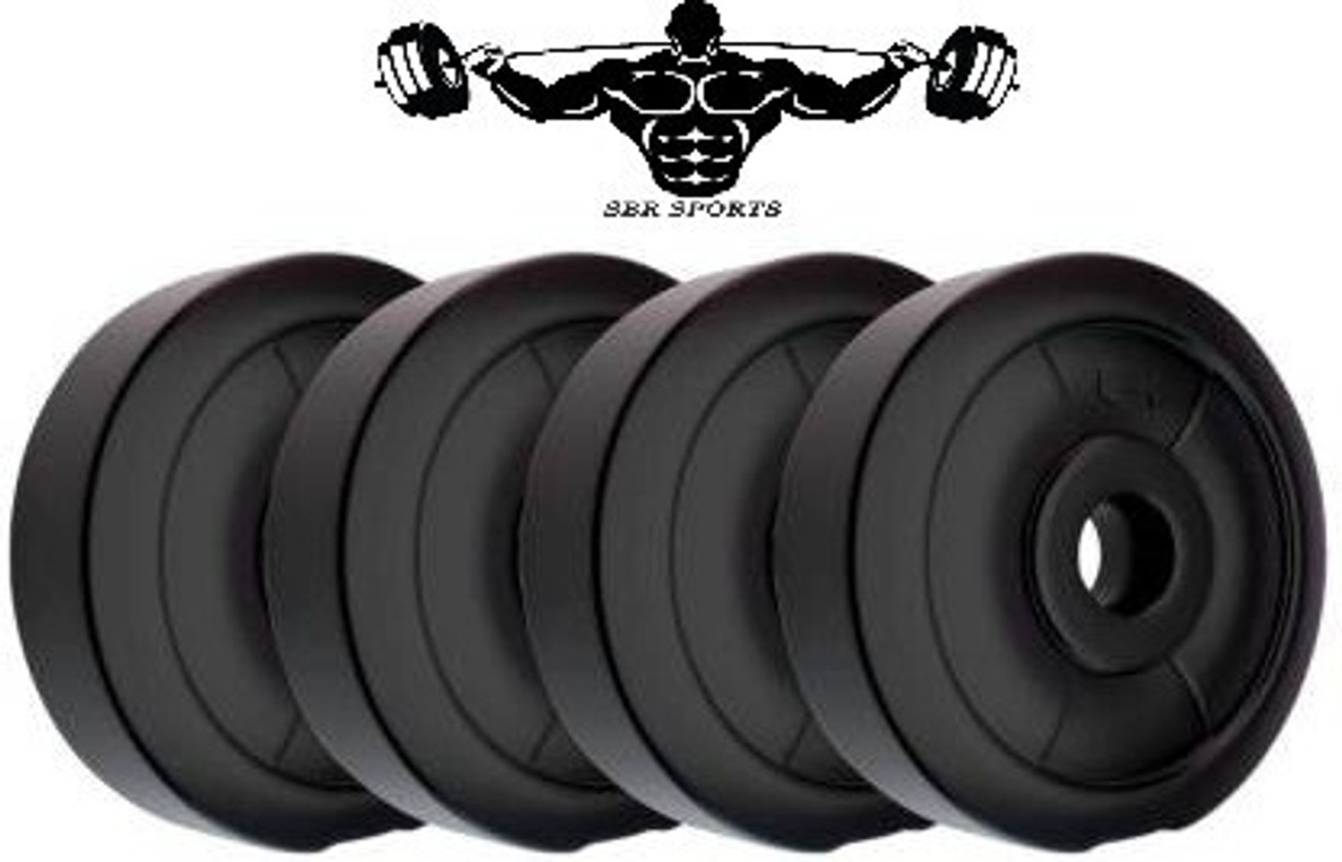 Image of SBR Sports ''2KG PVC WEIGHT PLATES PACK OF 2PIECE FITNESS WEIGTS FOR MEN & WOMEN Adjustable Dumbbell