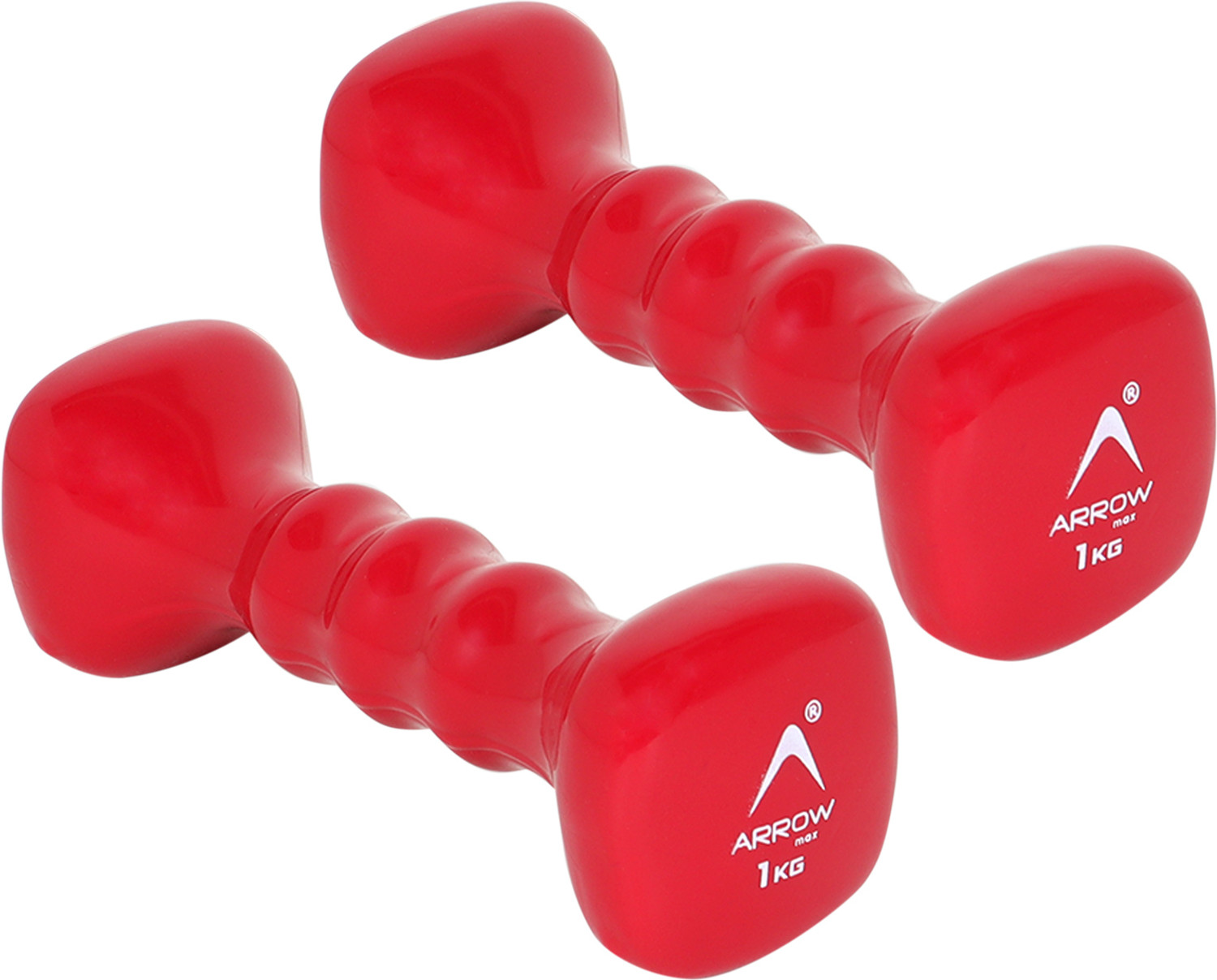Image of ArrowMax Vinyl Dummbell For Home Full Body Workout Physiotherapy Treatment Men Women Fixed Weight Dumbbell
