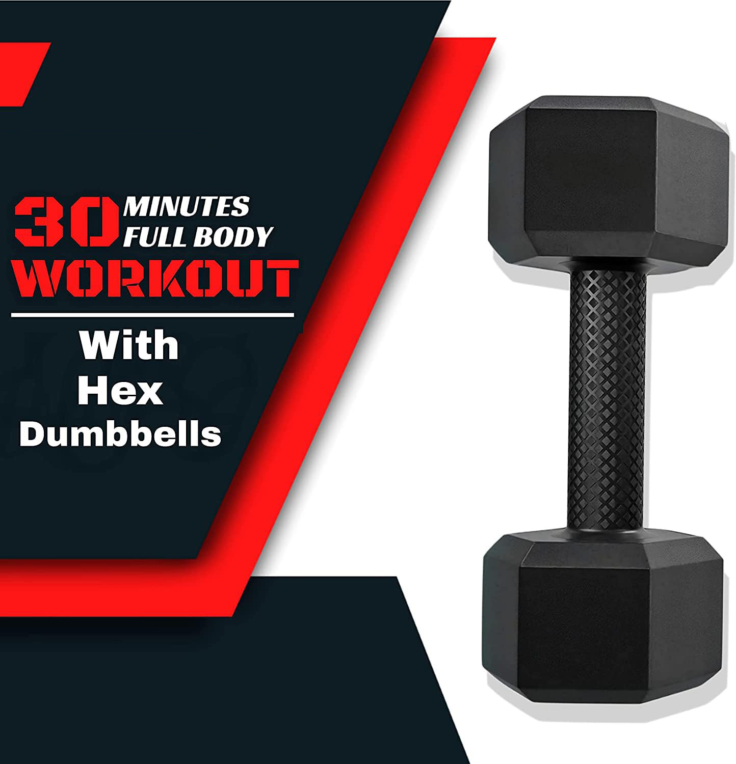 Image of RSN 4kg * 2pc PVC Dumbbell Set - Best Dumbbell Set - Economical in Price Fixed Weight Dumbbell
