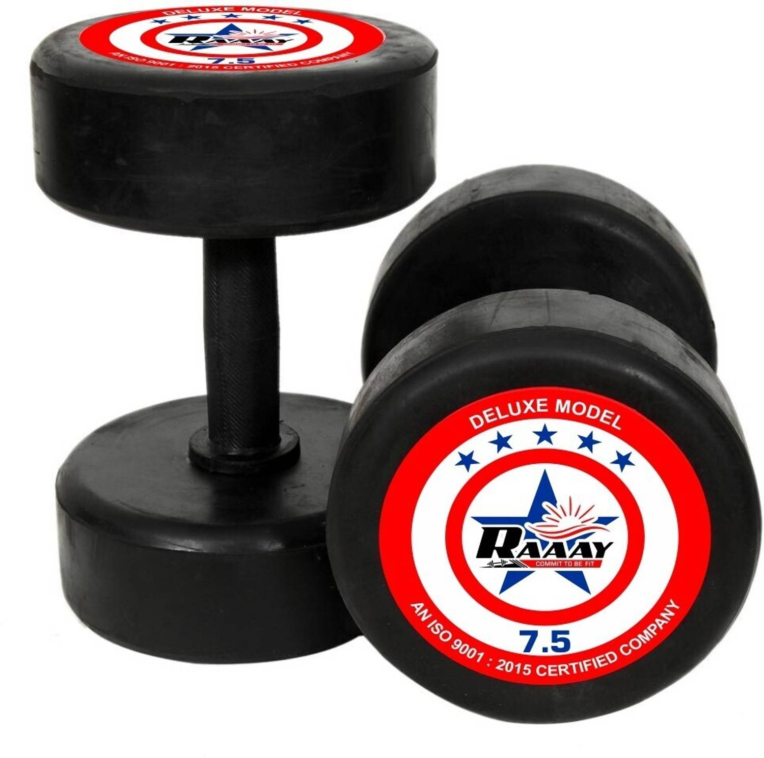 RAAAY RUBBER Fixed Weight Dumbbell