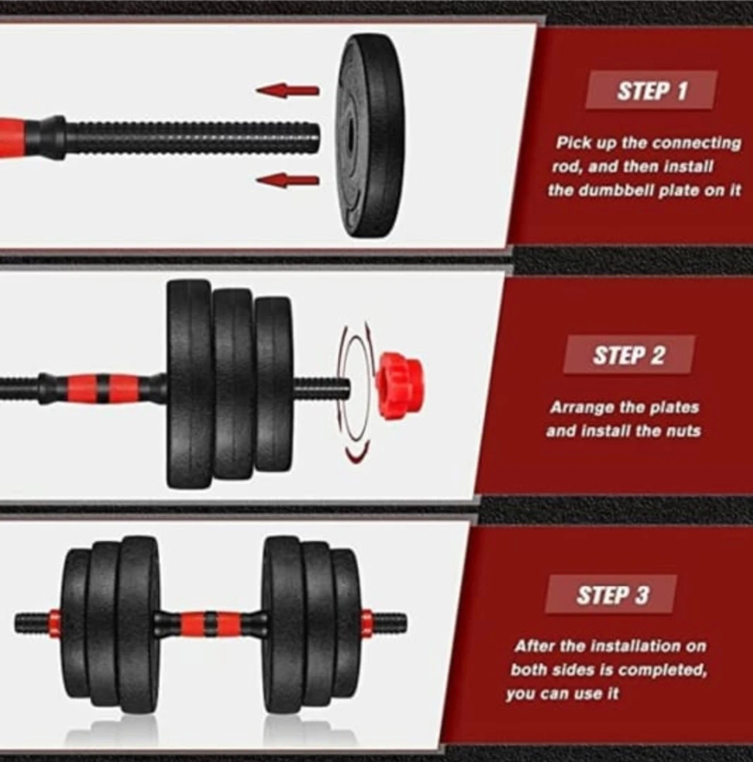Image of JASMINE 10 kg Fit india Home Gym Combo