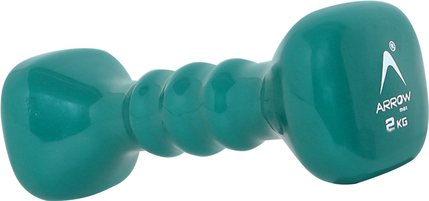 Image of ArrowMax Vinyl Dummbell For Home Full Body Workout Physiotherapy Treatment Men Women Fixed Weight Dumbbell