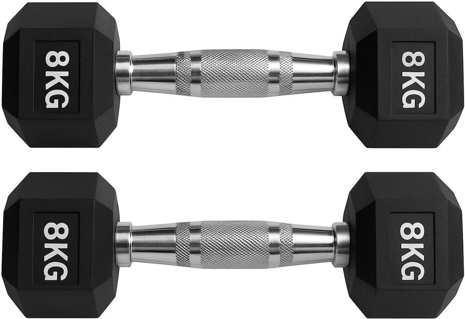 Image of SRIDAYA HEX DUMBBELL 8KG (2PCs X 8Kg) Fixed Weight Dumbbell