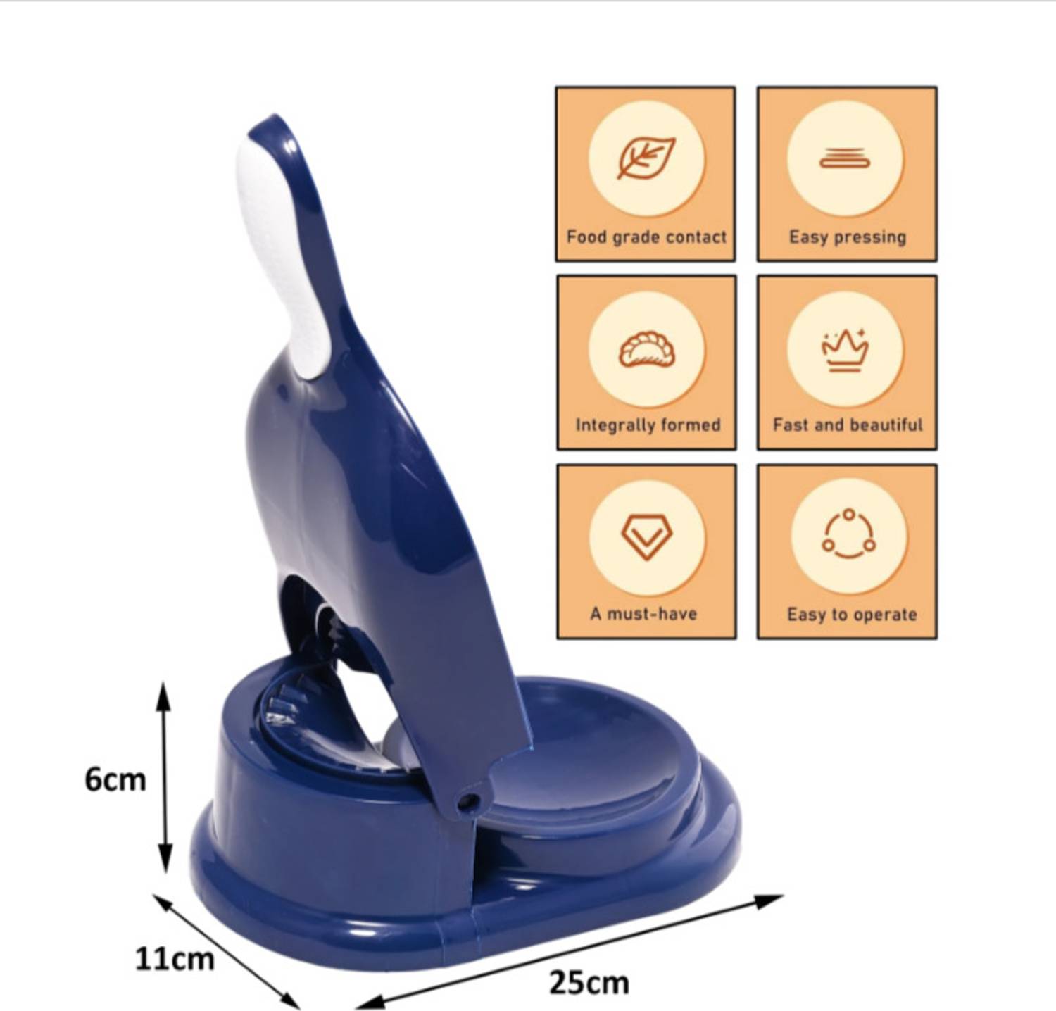 DYNAMOMART Dumpling Press Blue - Image 3