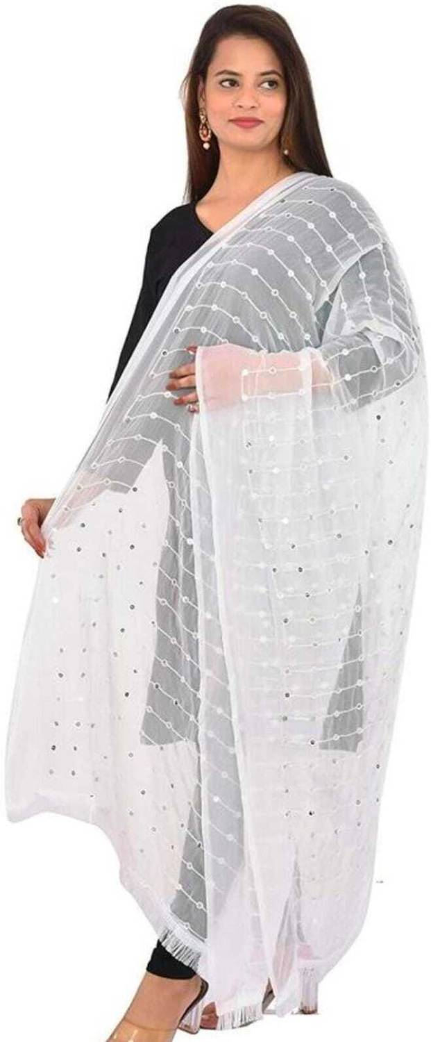 Chiffon Chiffon Embellished Women Dupatta