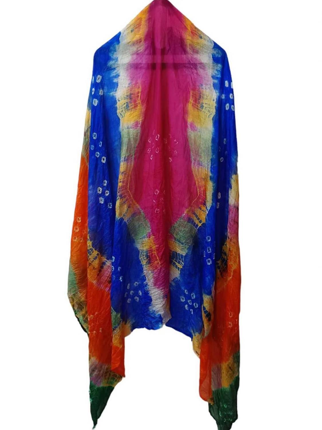 abhikart Silk Blend, Art Silk Solid, Printed Women Dupatta