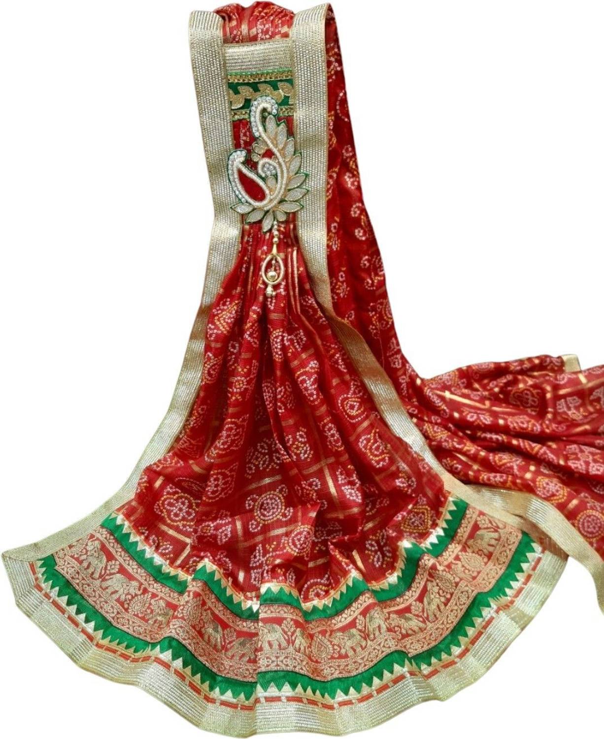 Agrawal Enterprises Kota Doria Embroidered Women Dupatta