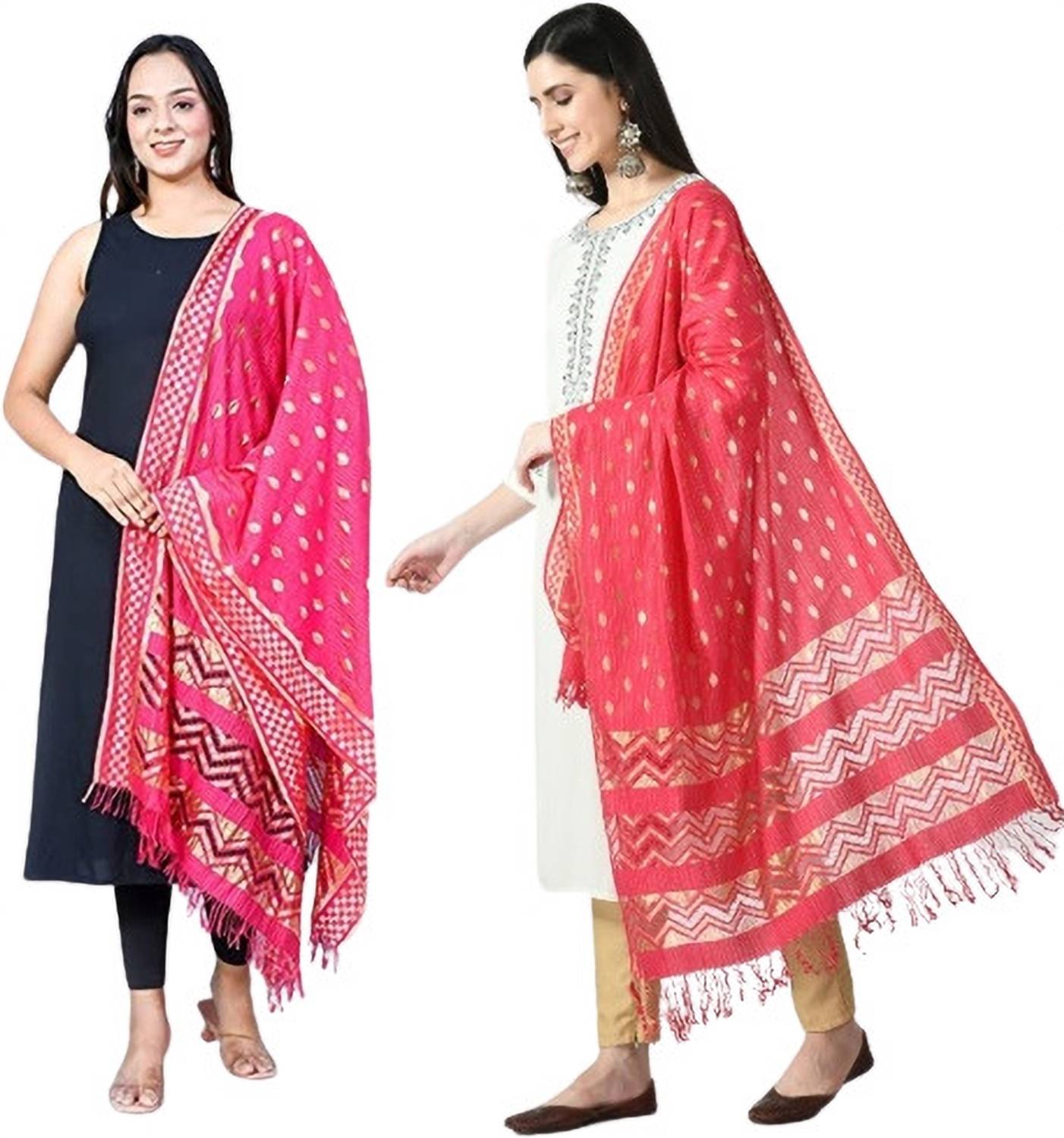 Brainbees Polyester Printed Women Dupatta