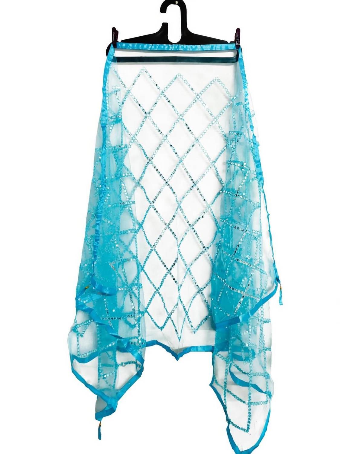 abhikart Net Embroidered Women Dupatta