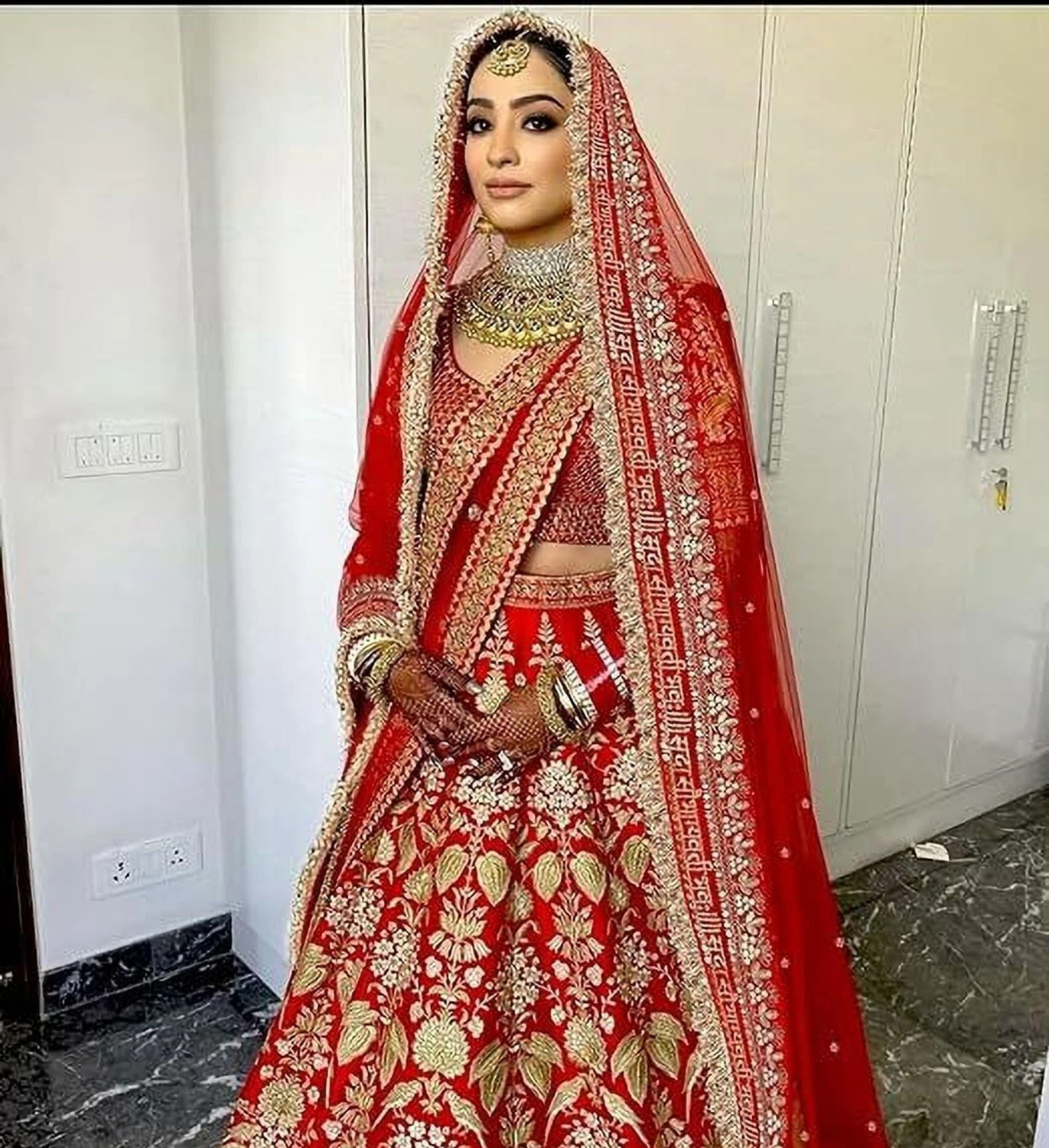 Image of TinyTwist Net Embellished, Solid Women Dupatta