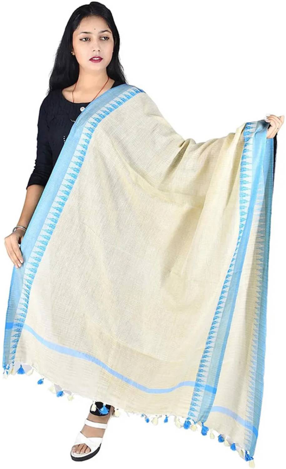 Aamir Fashion Textile Khadi Cotton Woven Women Dupatta