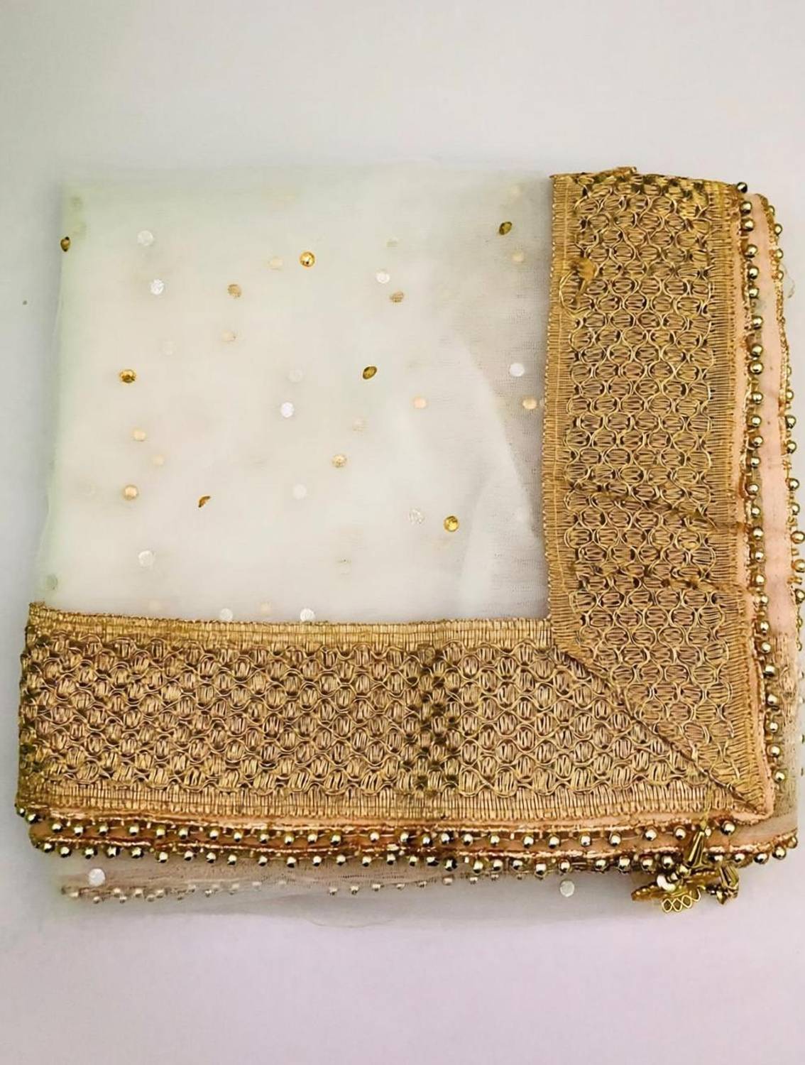 APNA KAPDA BAZAAR Net Embellished Women Dupatta