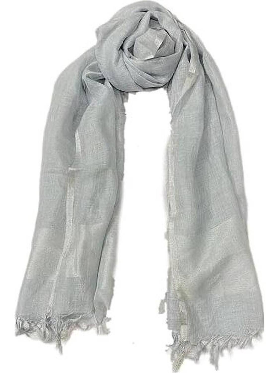 Aamir Fashion Textile Pure Cotton, Linen Blend Solid Women Dupatta