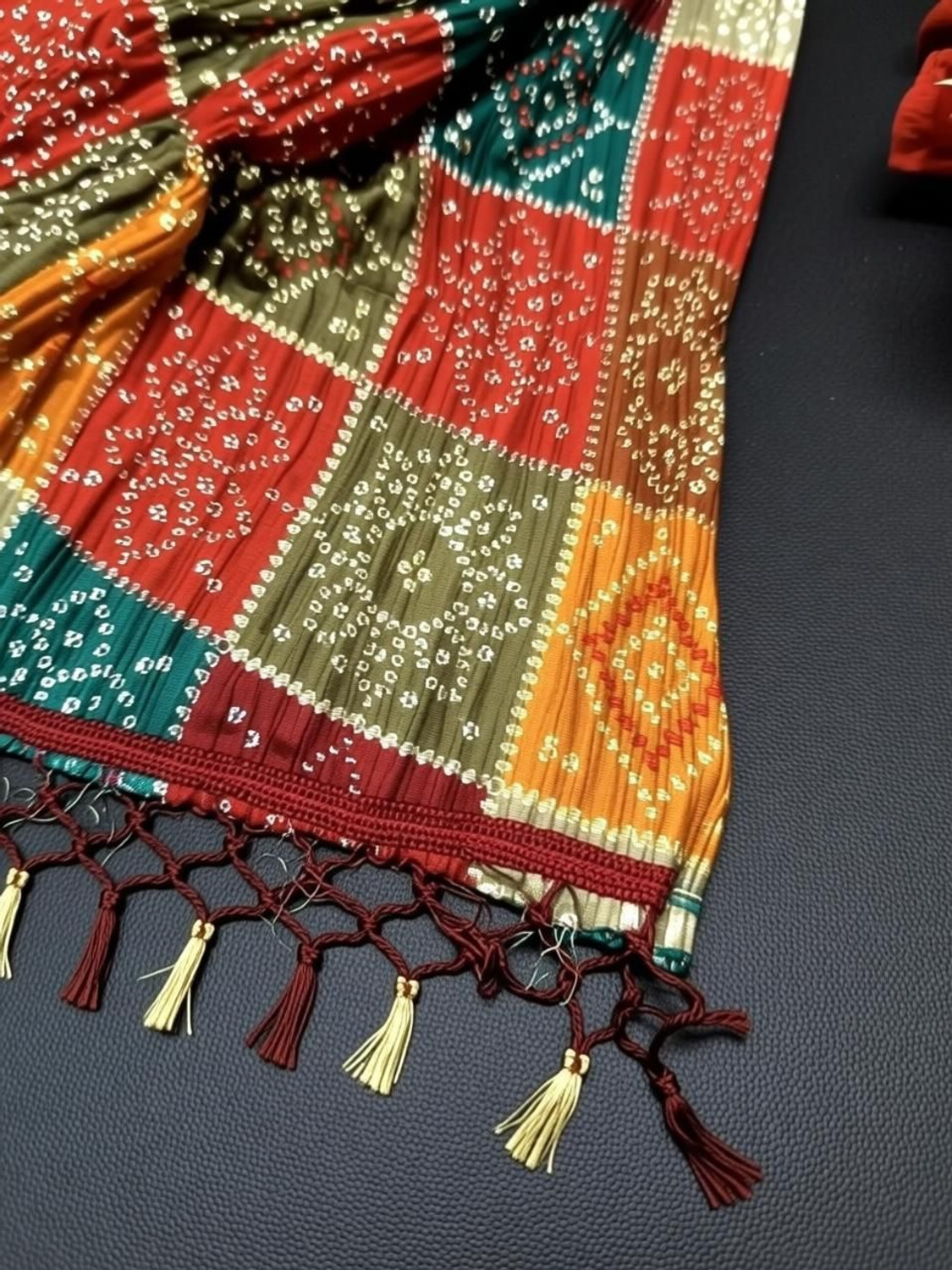 Image of Fashion Tex Silk Blend, Polycotton Printed Women Dupatta