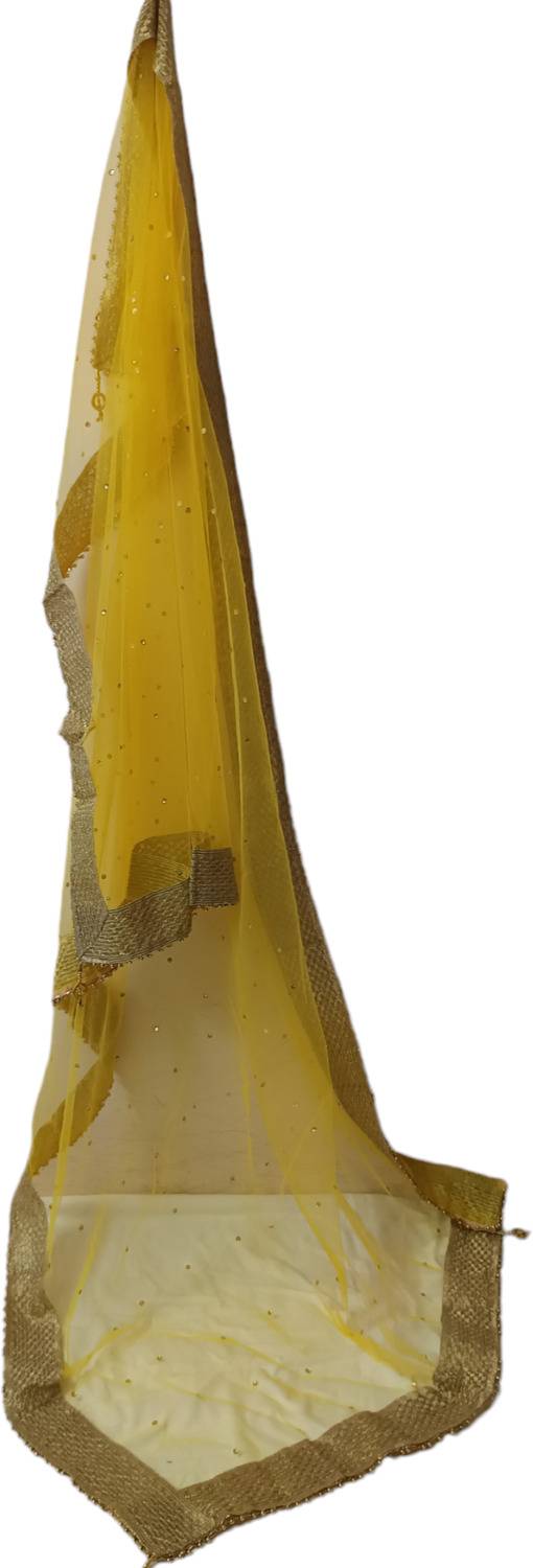 abhikart Net Solid, Self Design Women Dupatta