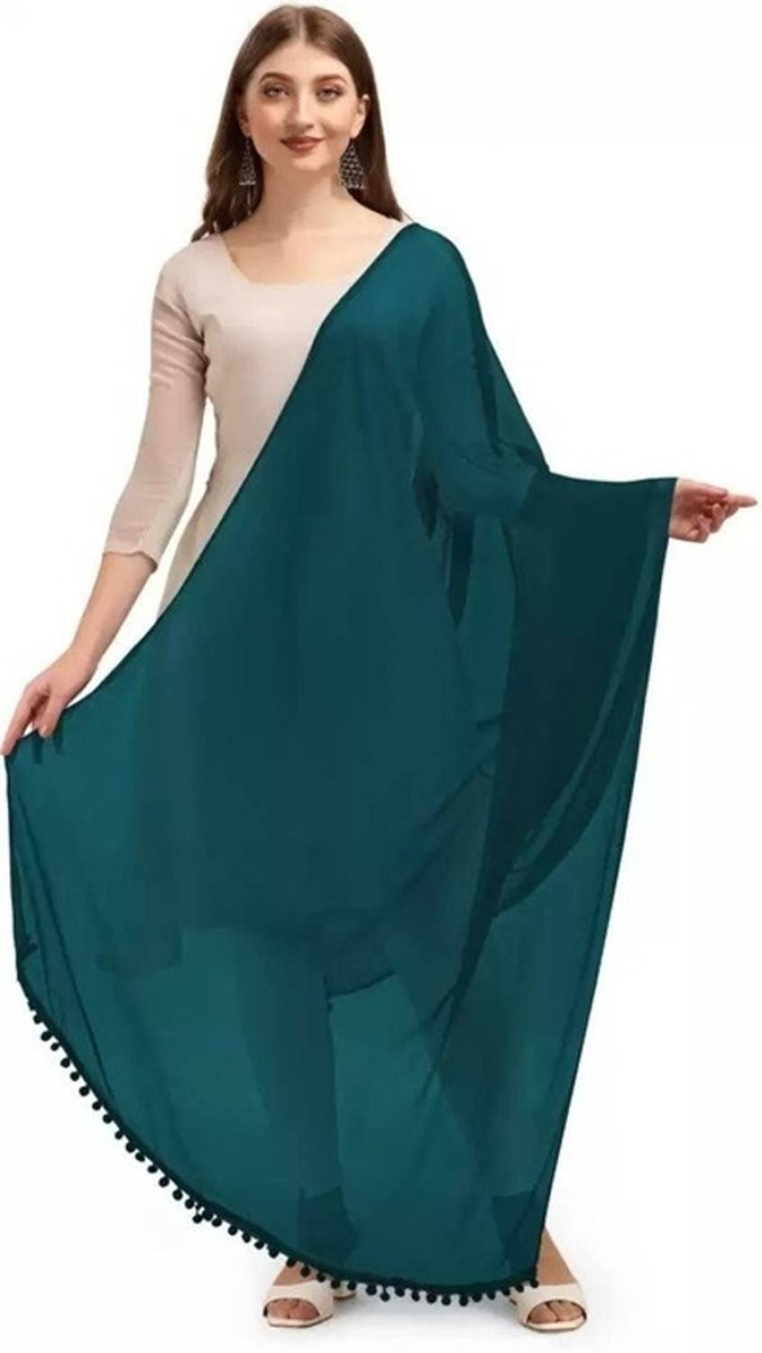 Arihant Textile Chiffon Solid Women Dupatta