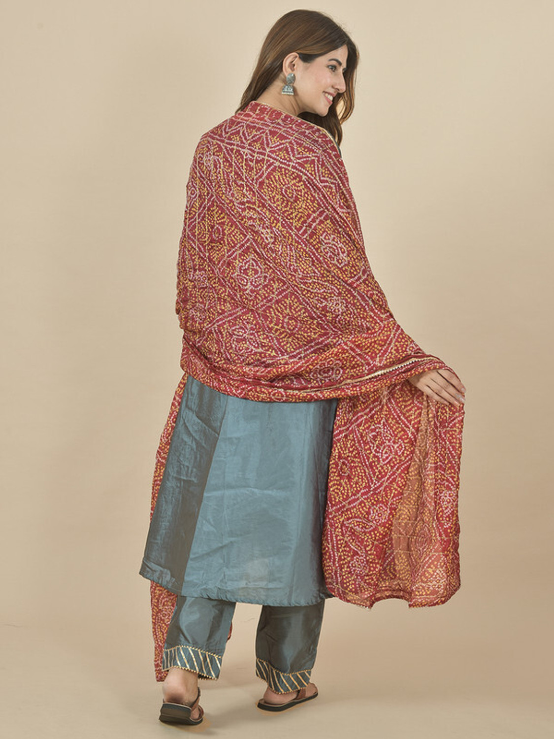 Image of Nakoda Creation Art Silk Printed Women Dupatta