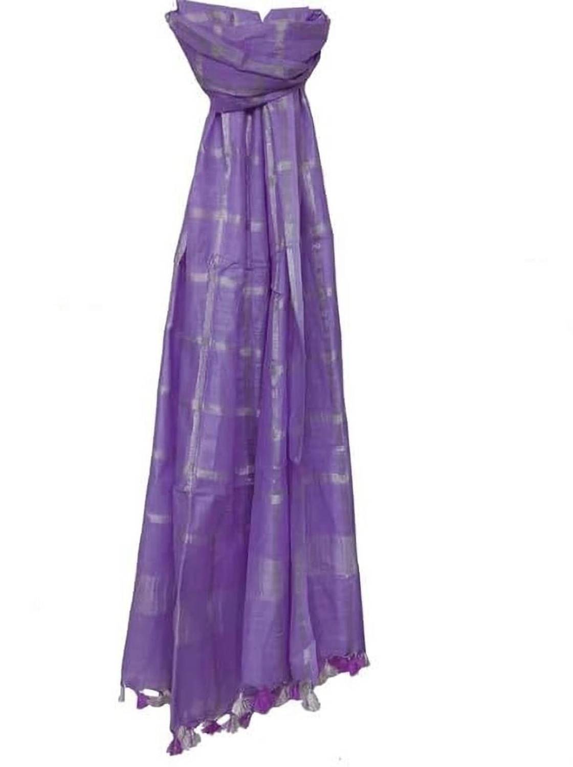 Aamir Fashion Textile Pure Cotton Checkered Women Dupatta