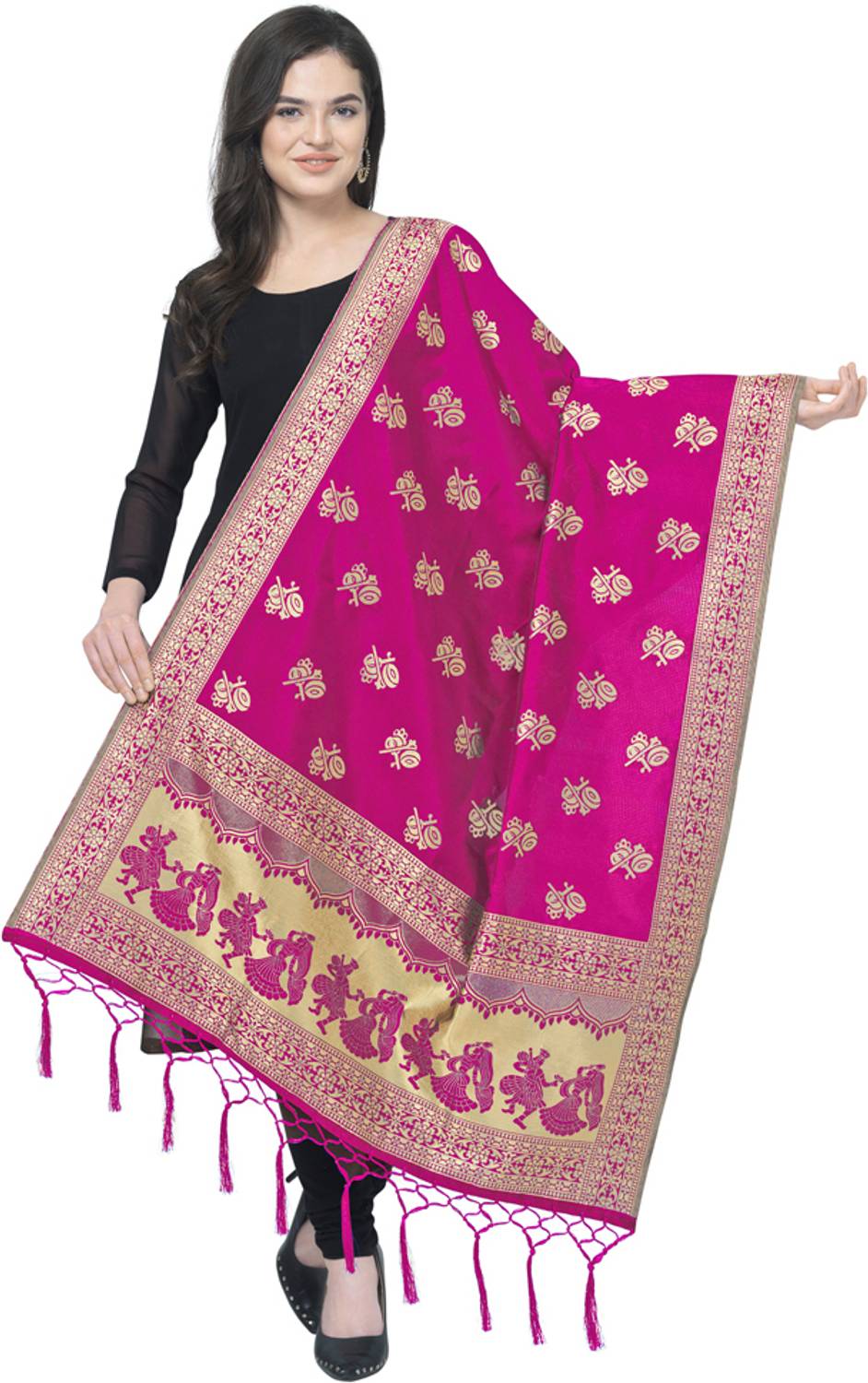 BHUMIKA CREATION Jacquard Woven Women Dupatta