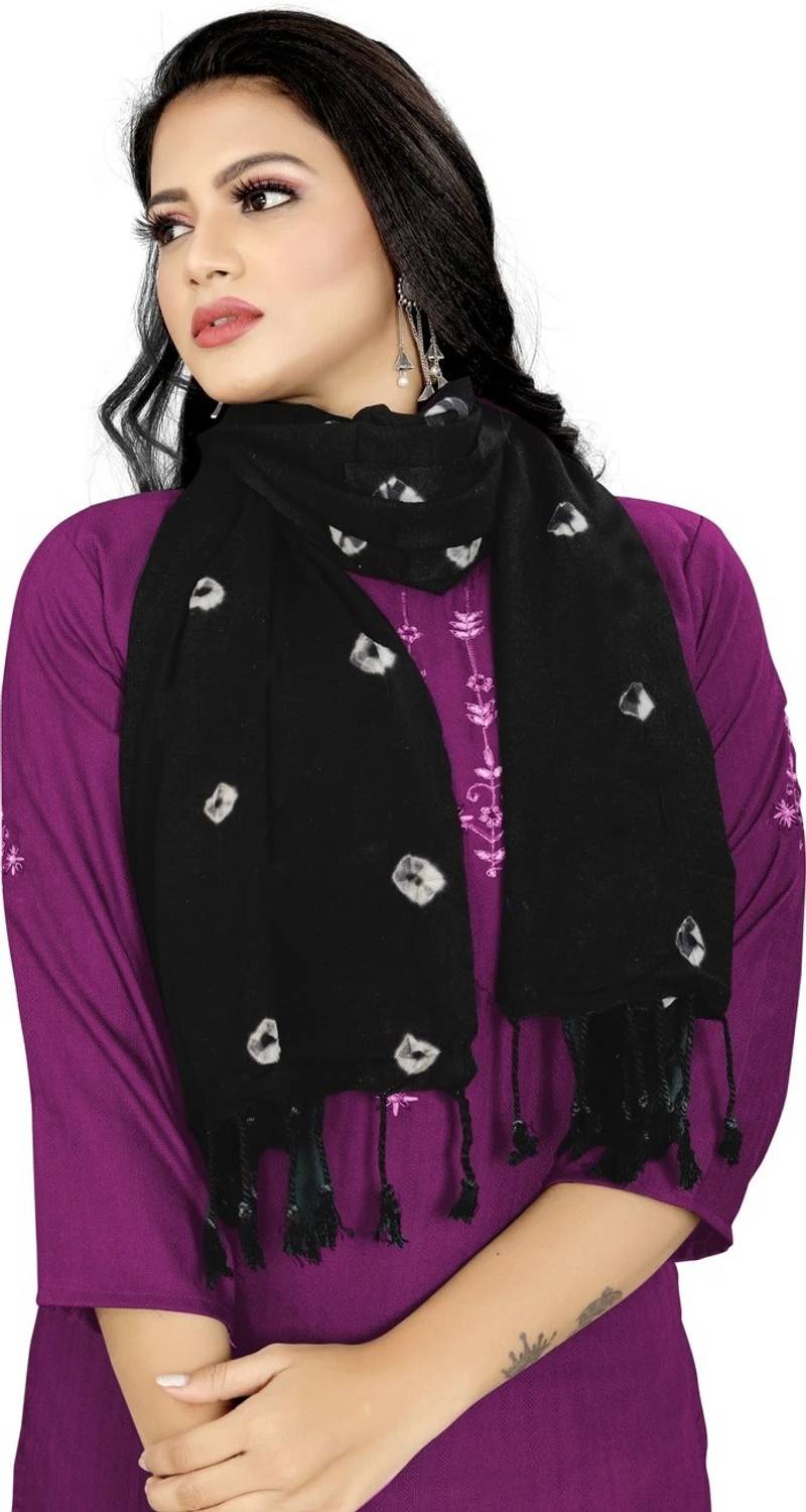Aarti Creation Printed Rayon Women Scarf, Stole, Fancy Scarf