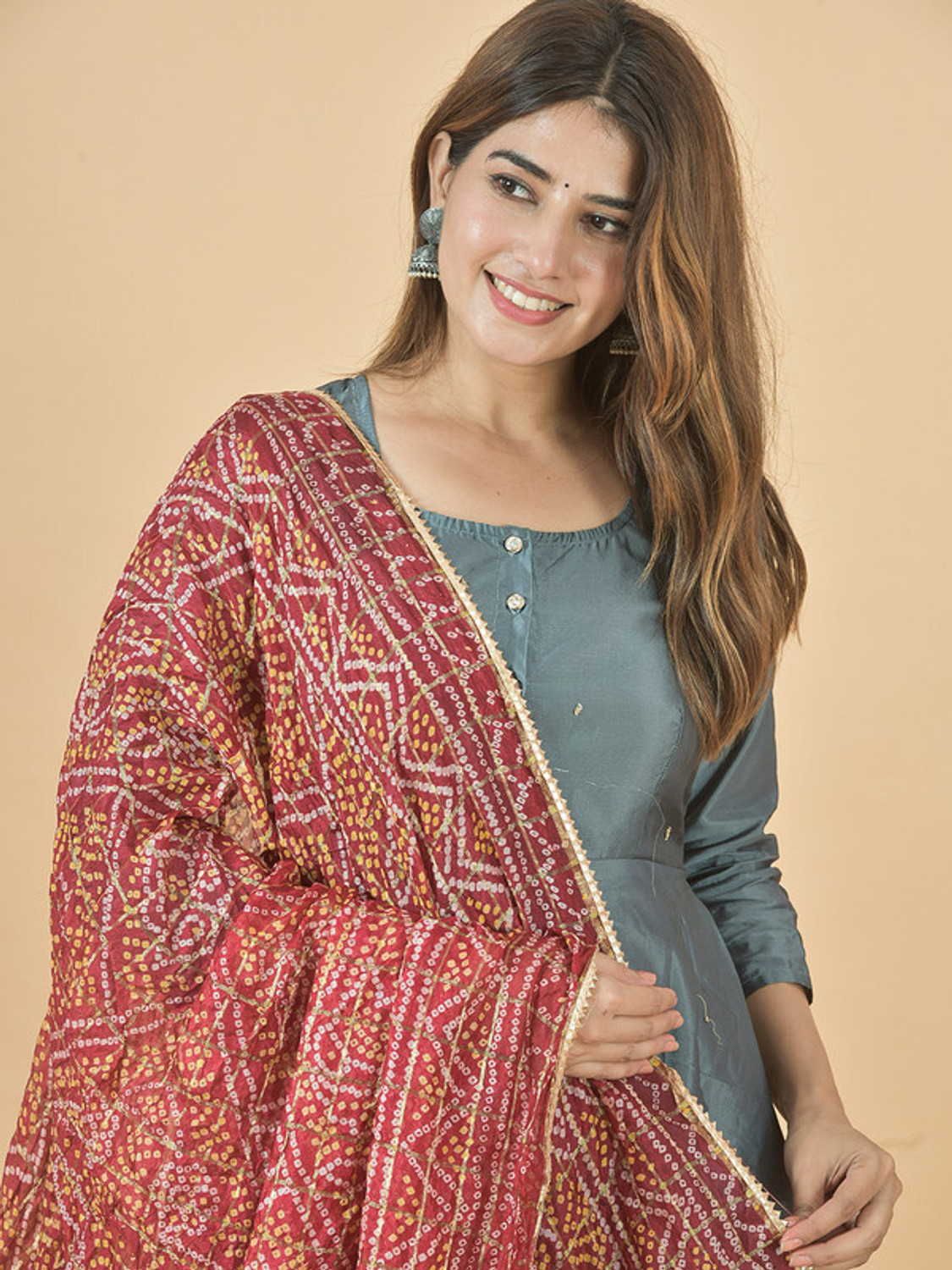 Image of Nakoda Creation Art Silk Printed Women Dupatta