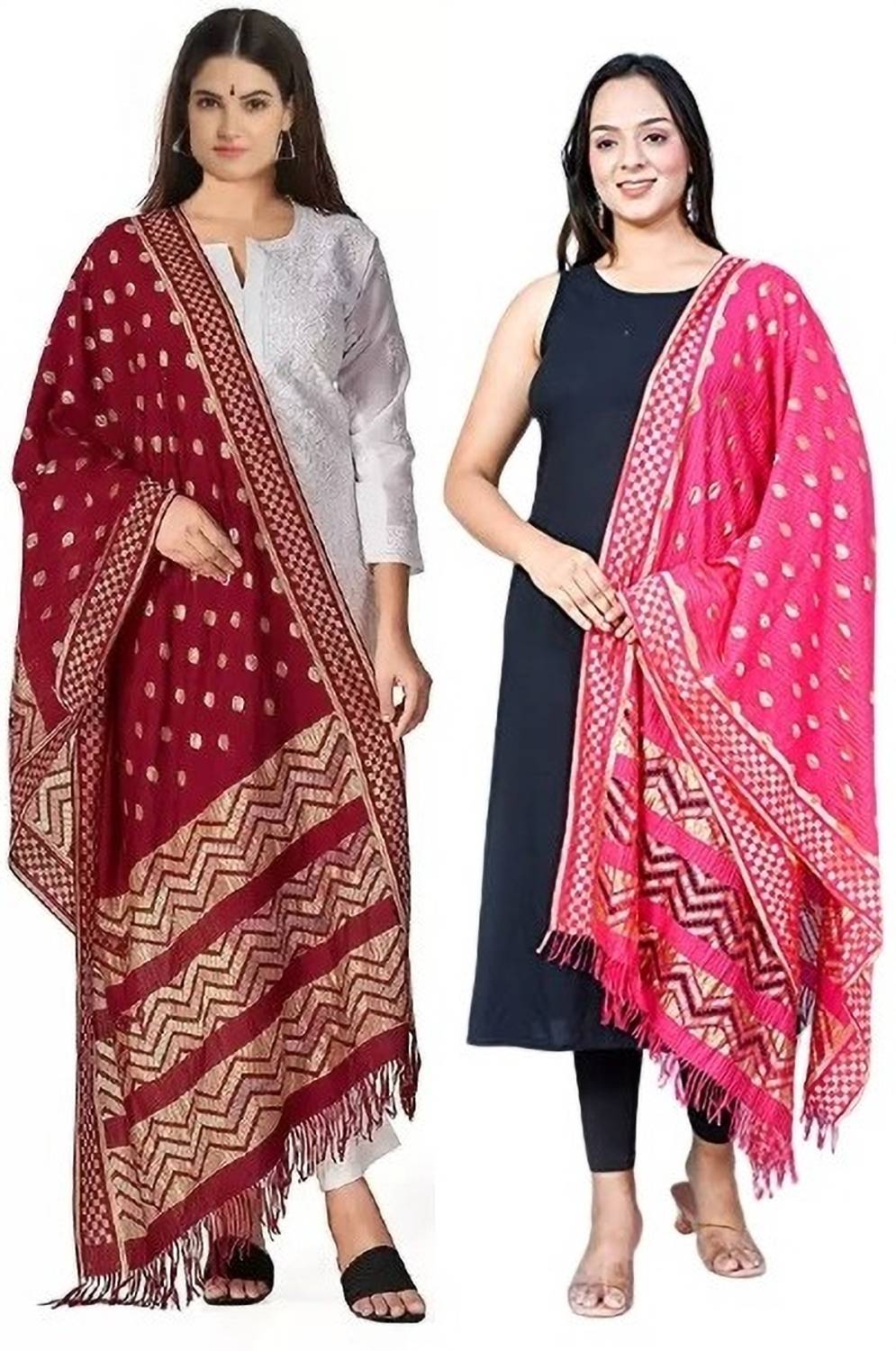 Brainbees Polyester Printed Women Dupatta