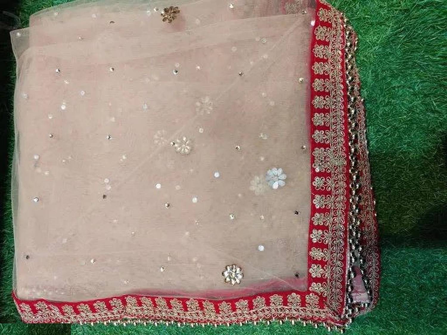 Anaisha fashion Net Embellished Women Dupatta