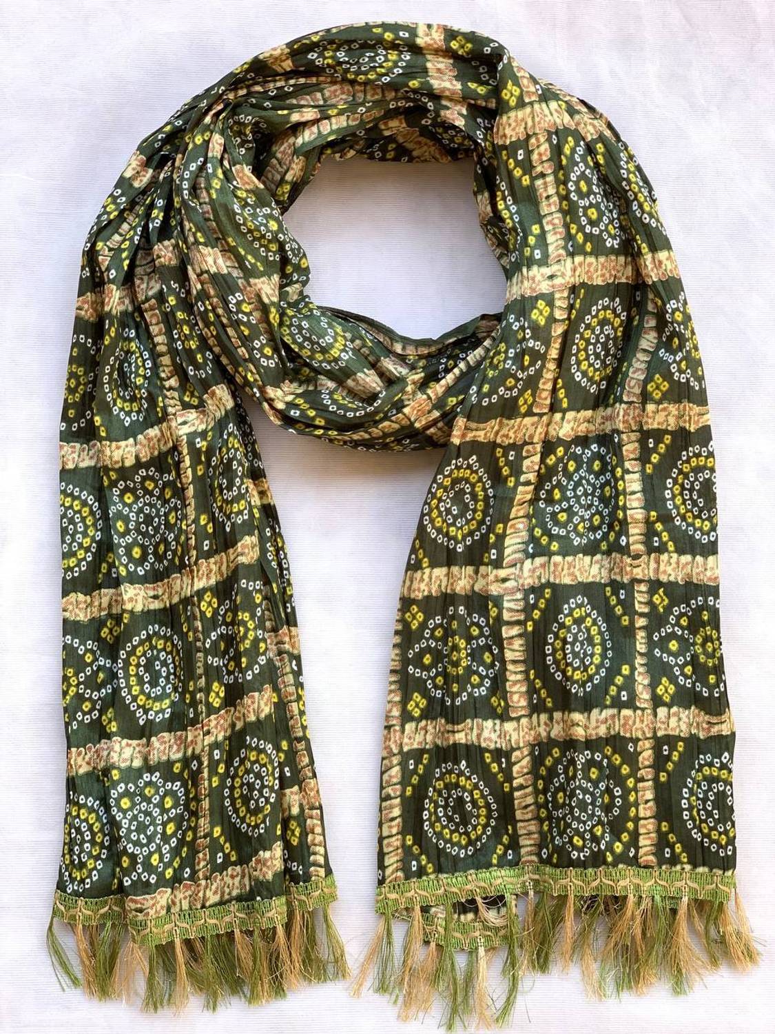AKSHADEEP Art Silk Printed Women Dupatta