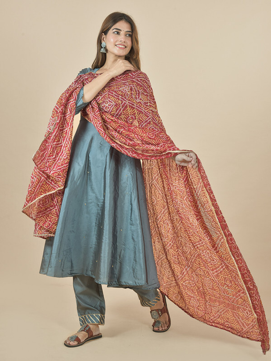 Image of Nakoda Creation Art Silk Printed Women Dupatta