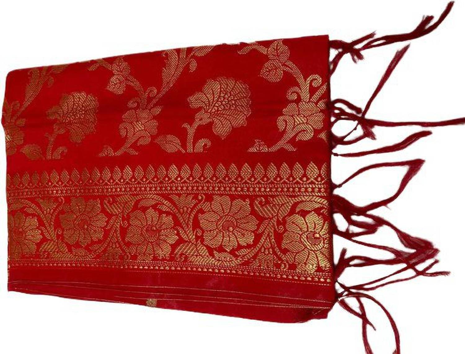 APNA KAPDA BAZAAR Silk Blend Floral Print Women Dupatta