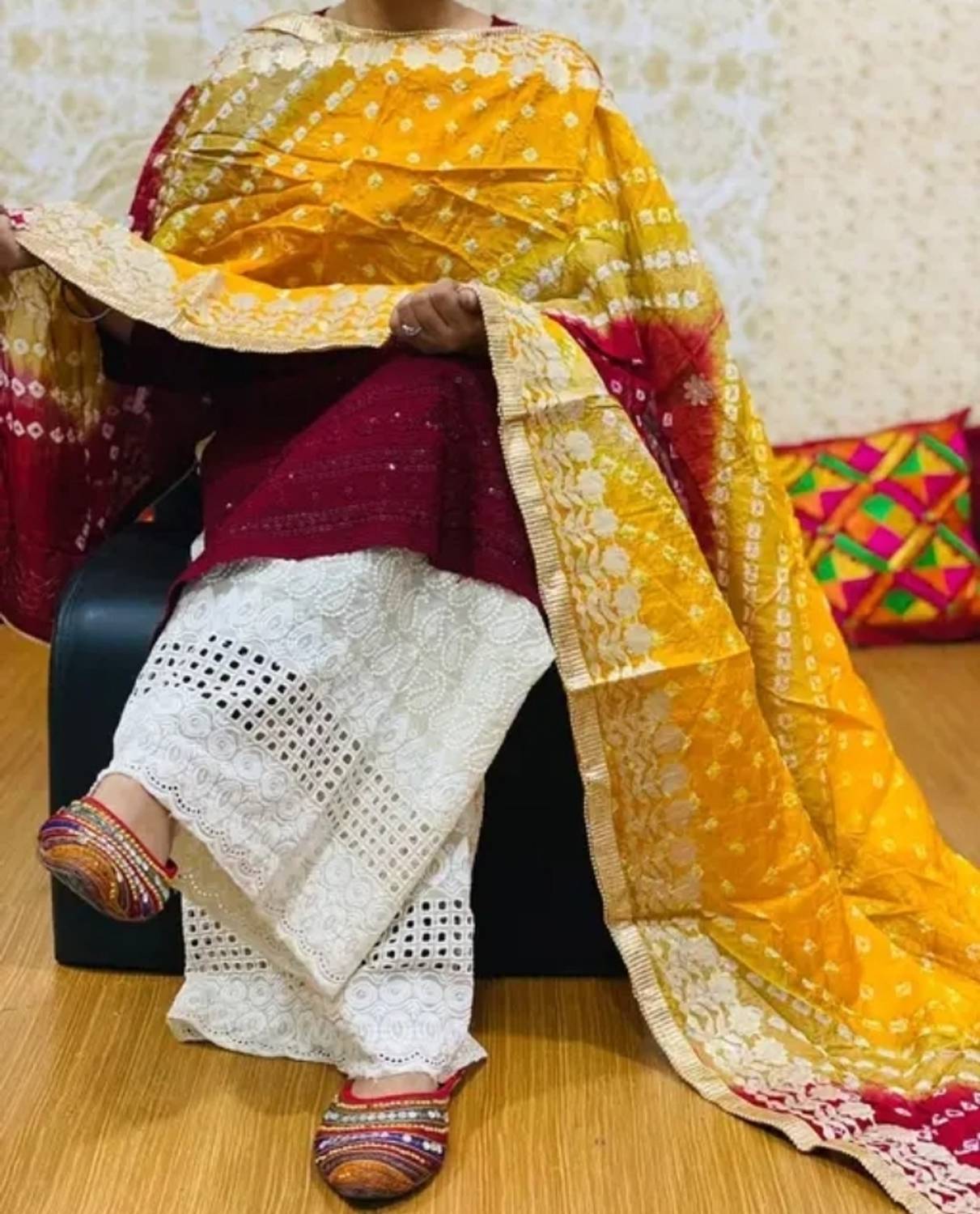 ajaya Art Silk Printed Women Dupatta