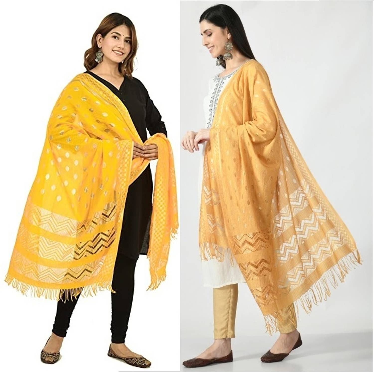 Brainbees Polyester Printed Women Dupatta