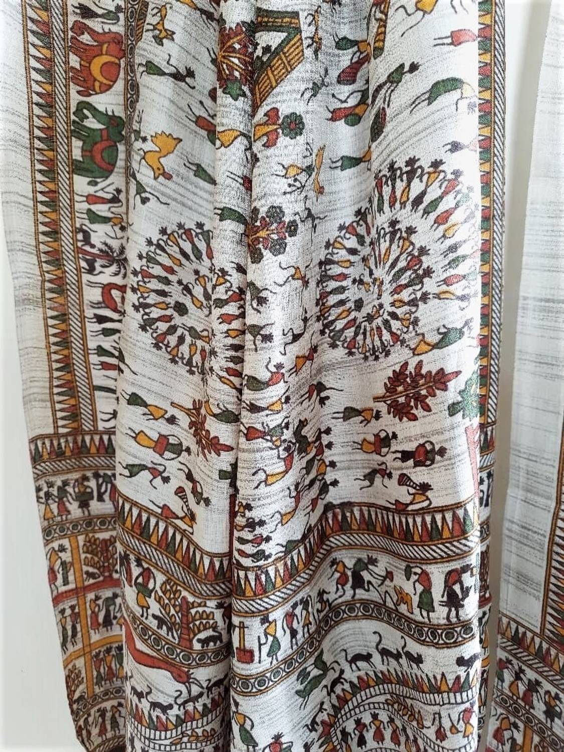 Silkylife Bhagalpuri Silk Printed Men Dupatta - Image 4