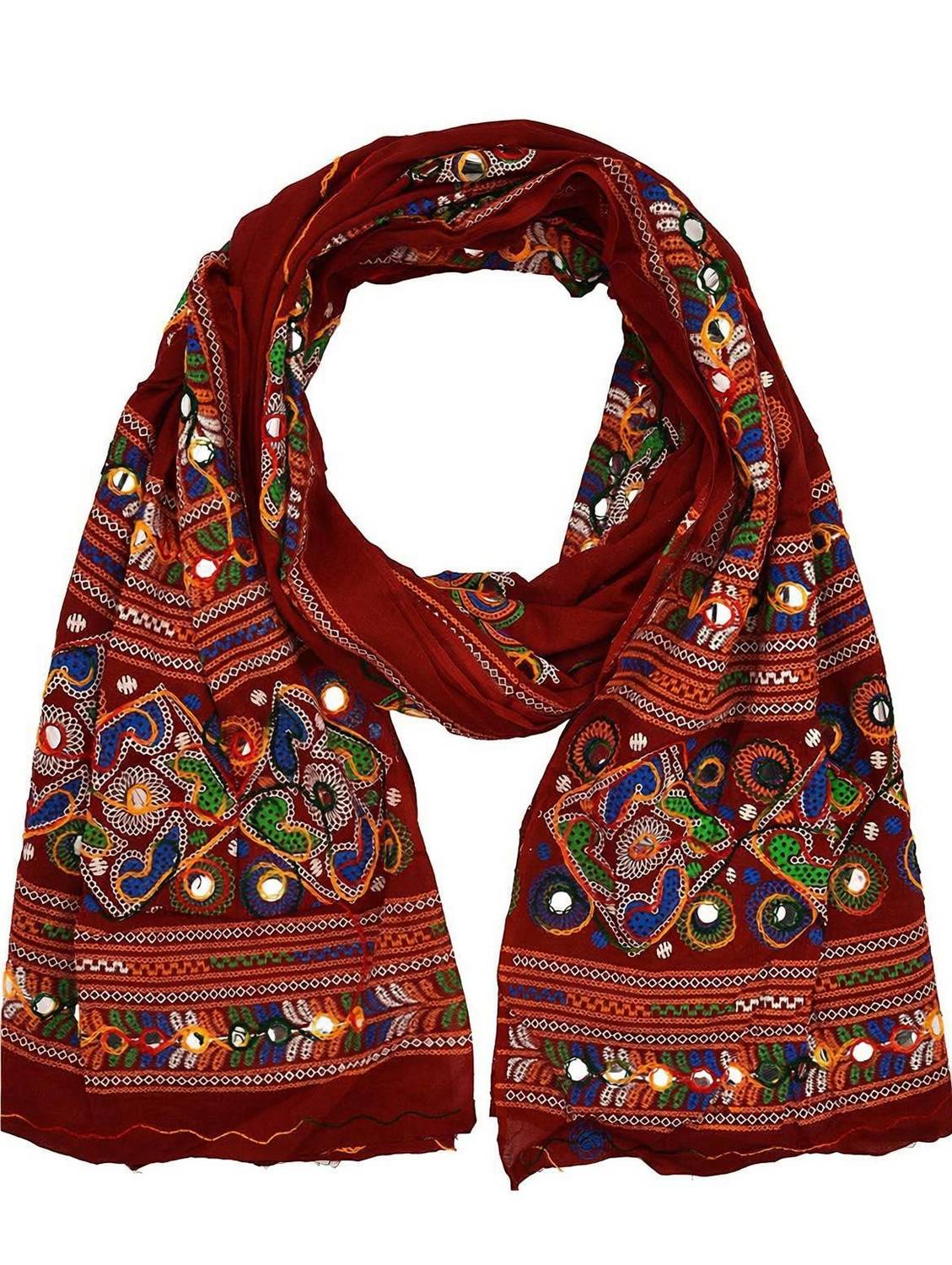 archana fashion club Pure Cotton Embroidered Women Dupatta