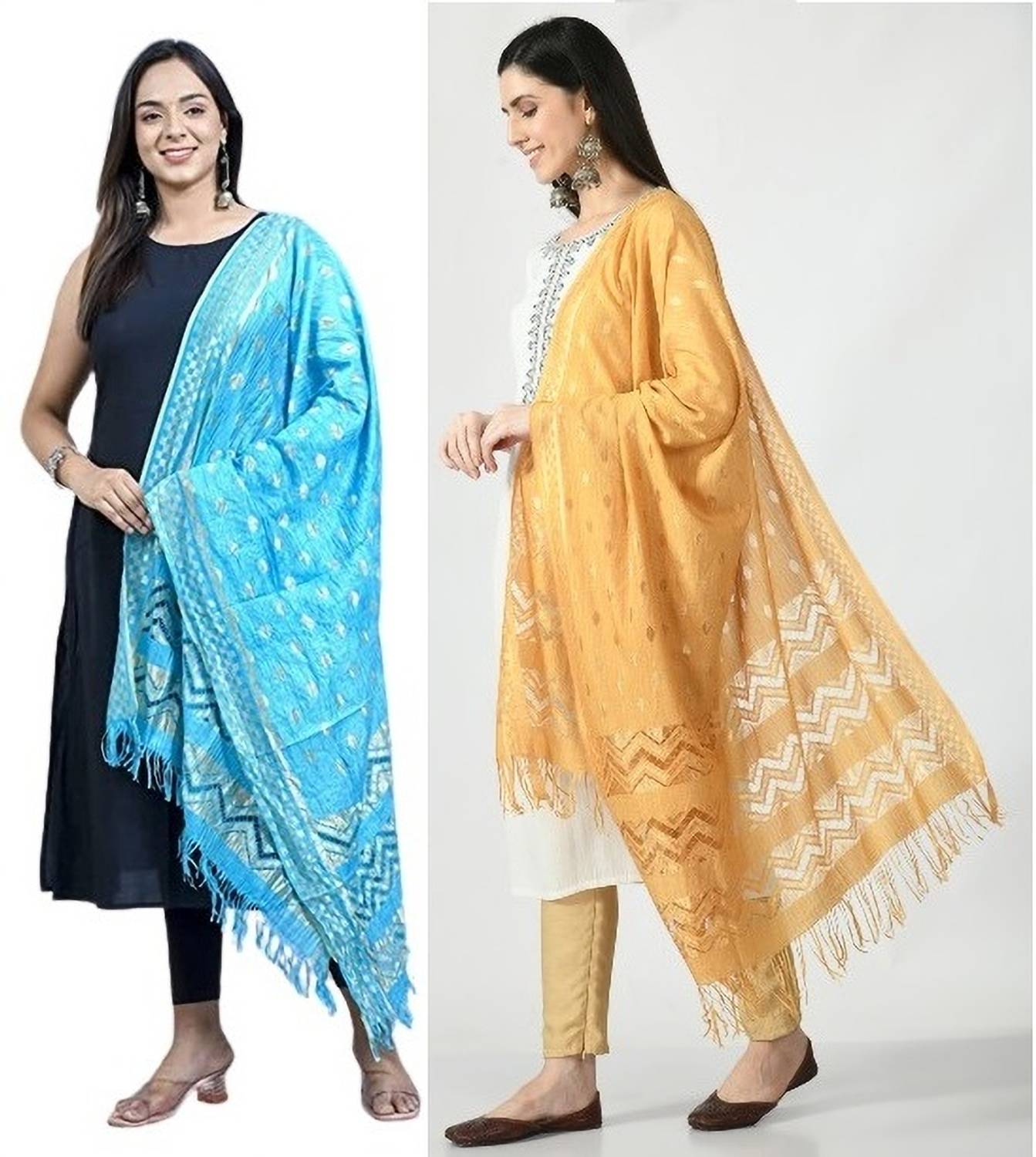 Brainbees Polyester Printed Women Dupatta